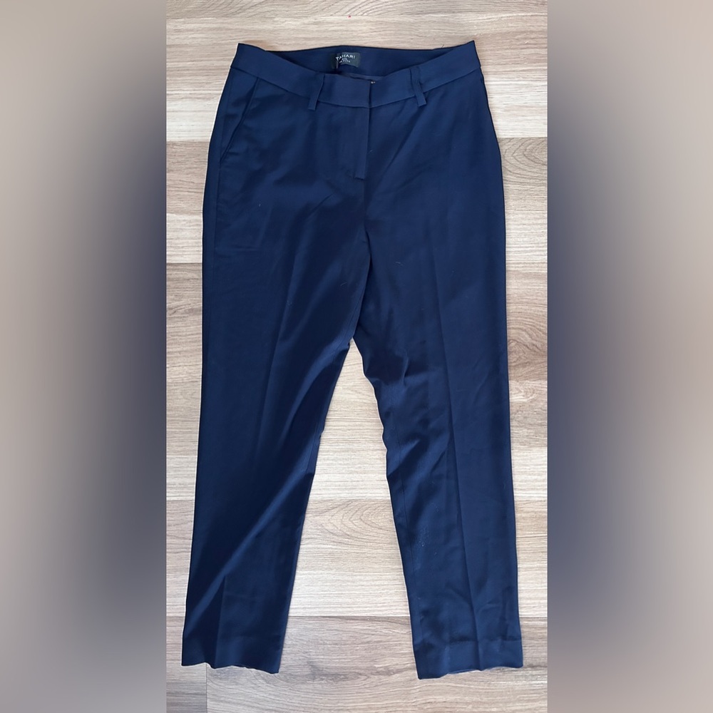 Tahari Women’s Petite Navy Dress Pants Size 2P